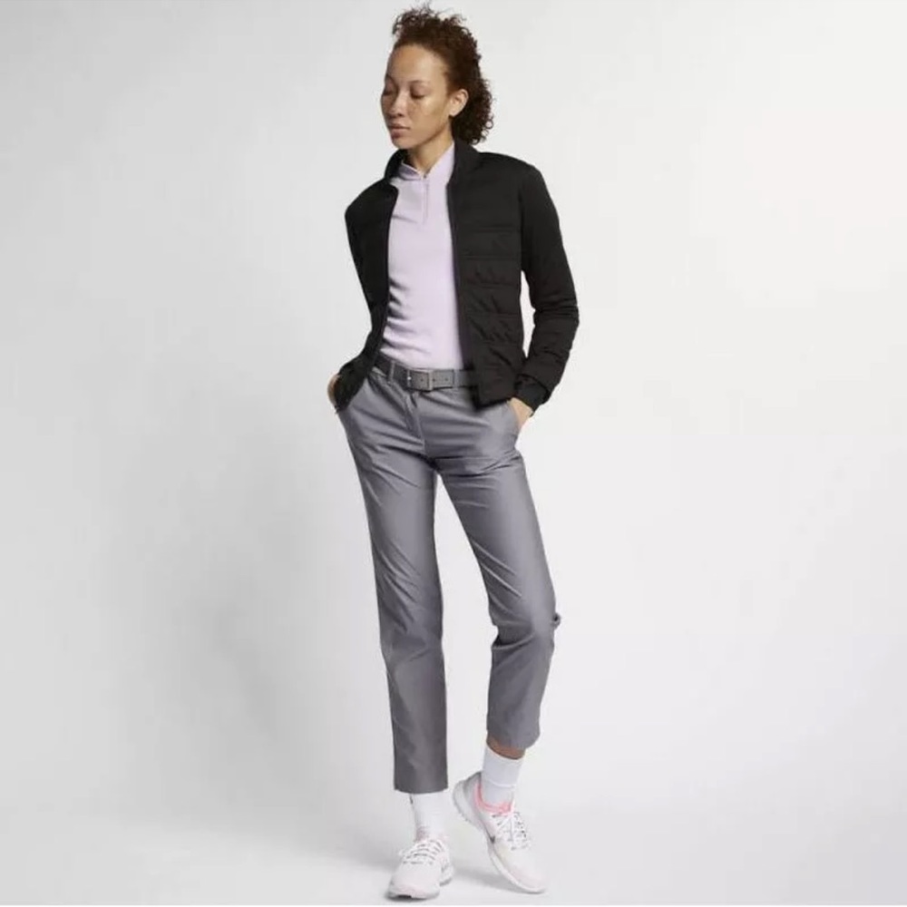 SOLD NIKE AEROLOFT GOLF Black Jacket Lightweight Warmth NWT $250. - Picture 2 of 9